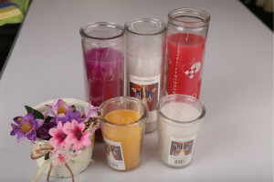 Pillar Glass Candle