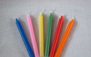 color candles