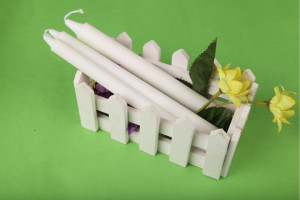 White household candles