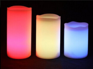 Wax LED Pillar Candle