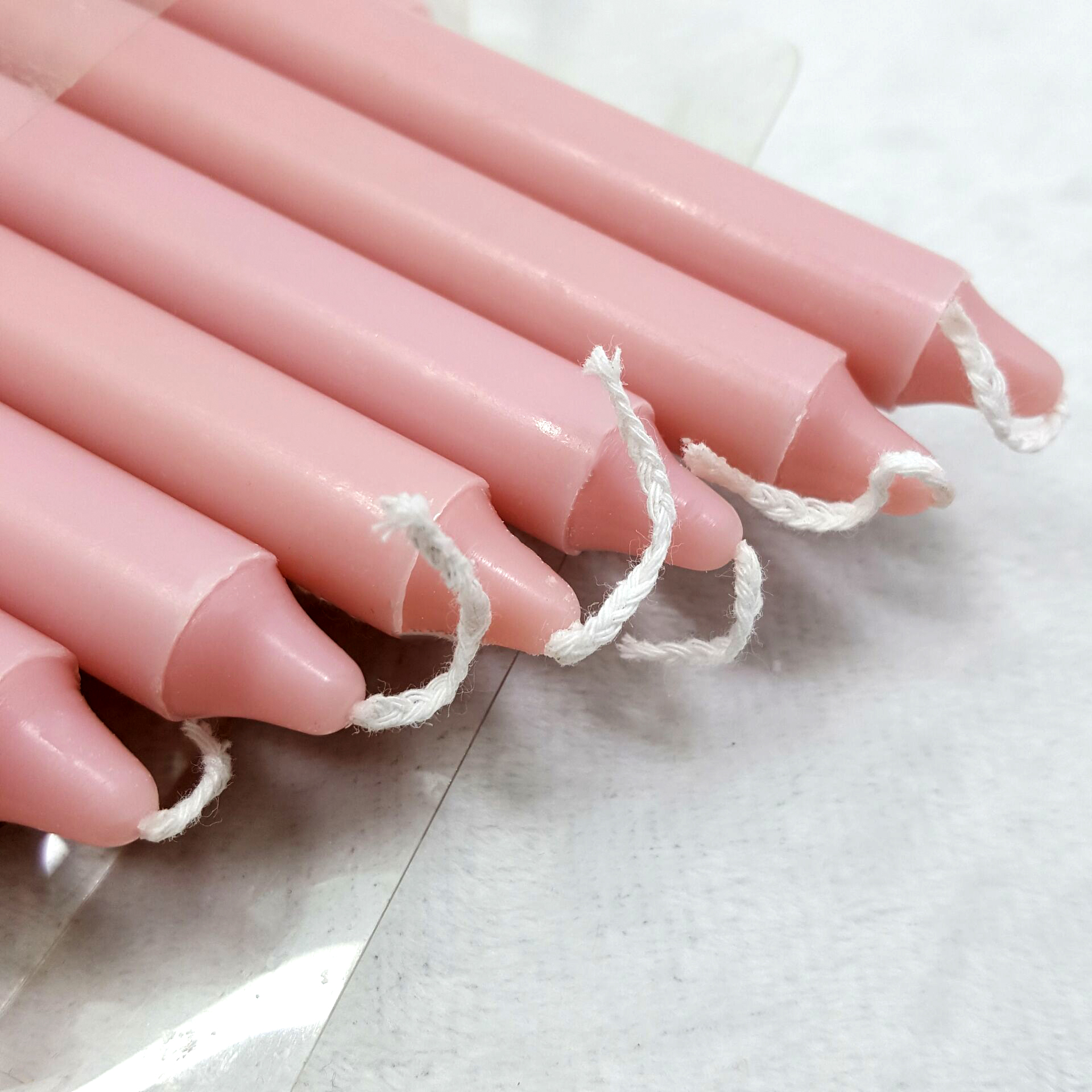 Pink candles