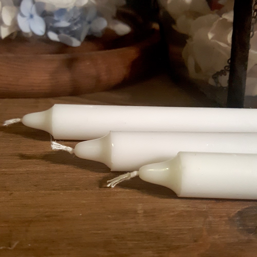 white candles